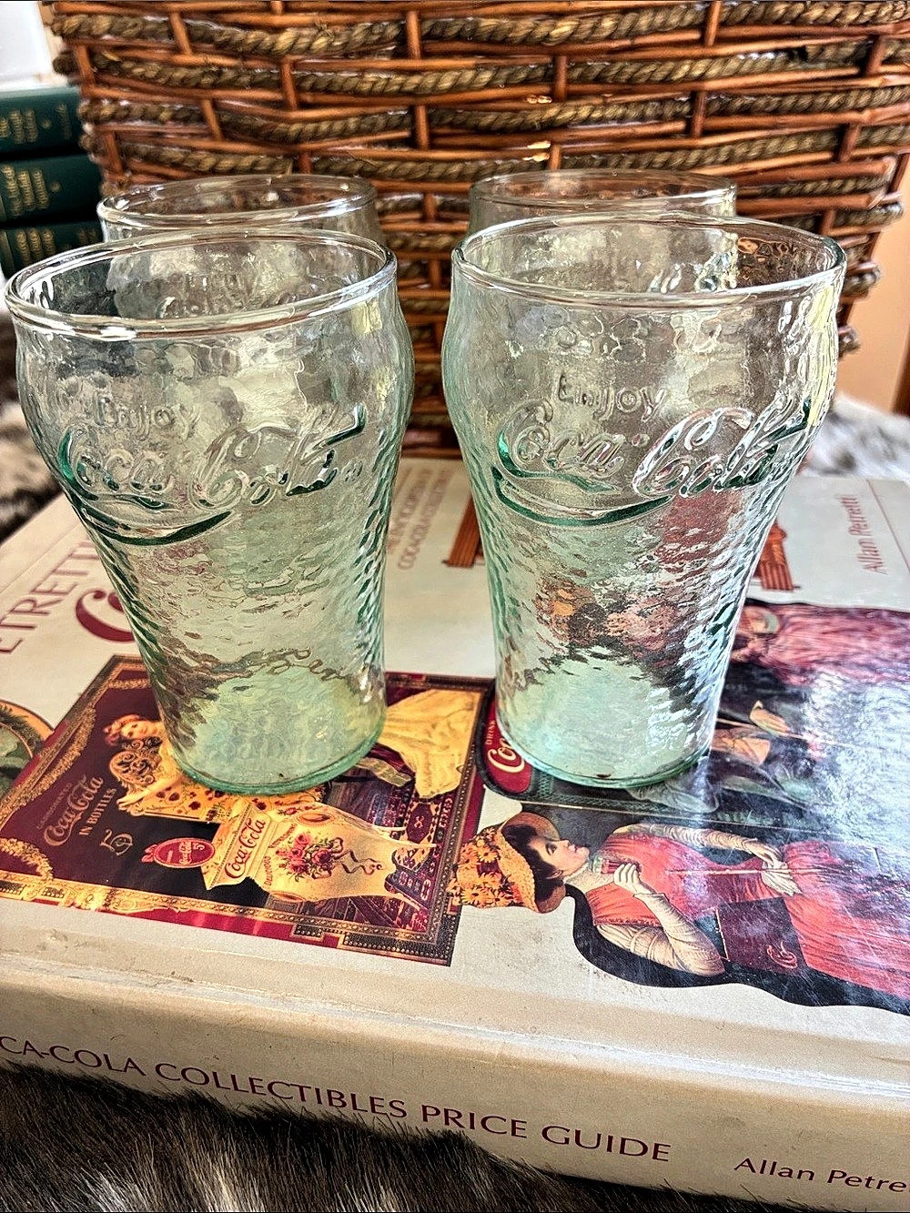 Coca-Cola Contour Glass Set of 4 Drinking Glasses